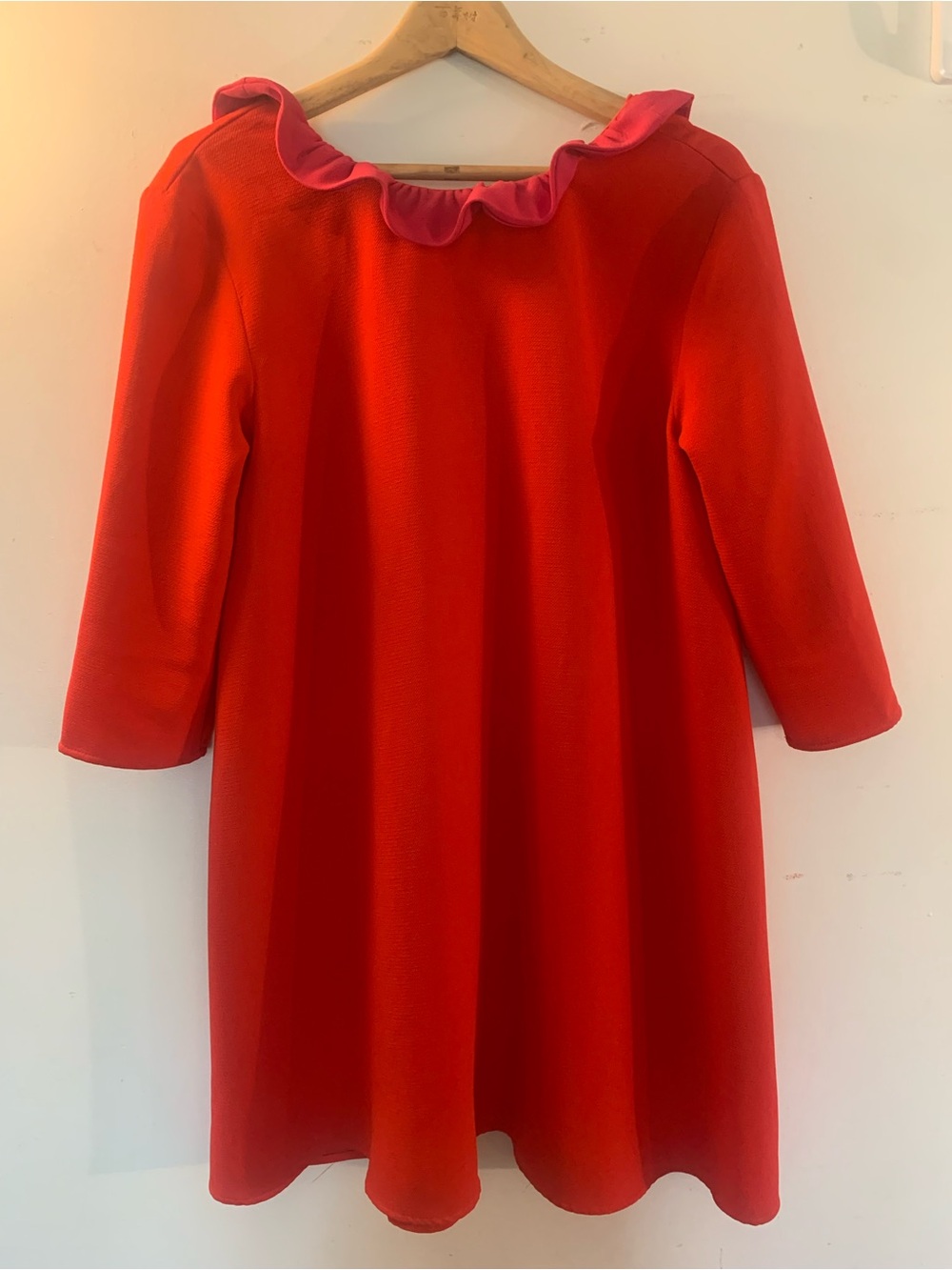 Tuckernuck Pomander Place Daphne Dress M Pink Red Color Block Preppy Party - Picture 5 of 8